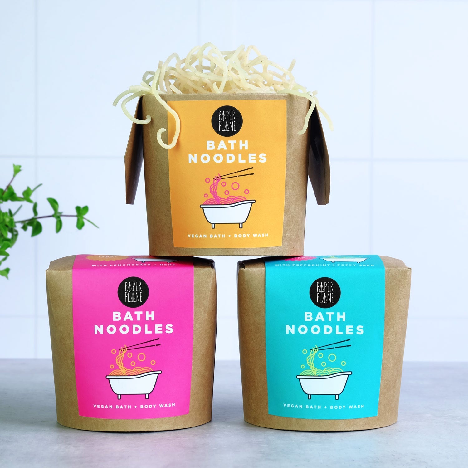 Singapore Spice Bath Noodles - Tea Tree natural and vegan body wash